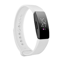 Fitbit Inspire 1 / HR / Ace 2 siliconen bandje - Maat: Large - Wit - thumbnail