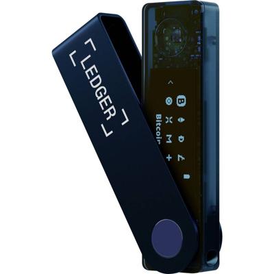 Ledger Nano X Hardware wallet Saffier-blauw Bluetooth, USB-C, USB-A 1 stuk(s)