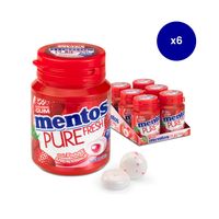 Mentos suikervrije kauwgom - Pure Fresh aardbei - 6 doosjes