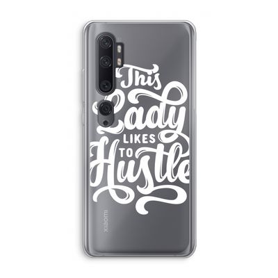 Hustle Lady: Xiaomi Mi Note 10 Transparant Hoesje