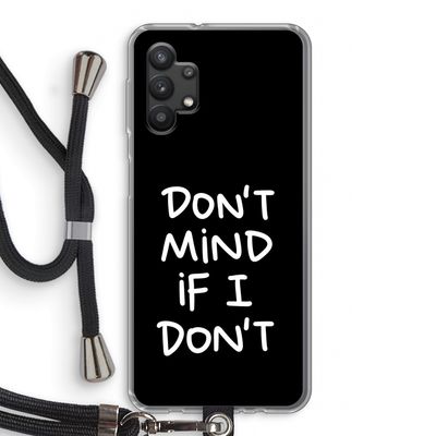 Don't Mind: Samsung Galaxy A32 5G Transparant Hoesje met koord