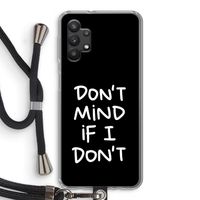 Don't Mind: Samsung Galaxy A32 5G Transparant Hoesje met koord