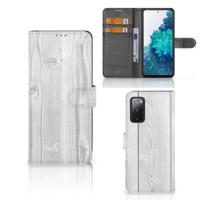 Samsung Galaxy S20 FE | Book Style Case | White Wood