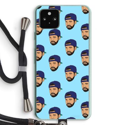 Drake Away: Pixel 5a 5G Transparant Hoesje met koord