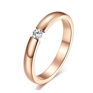 Cilla Jewels edelstaal ring Crystal Rose