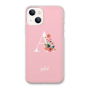 Pink Bouquet: iPhone 13 Transparant Hoesje