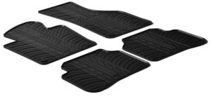 Rubbermatten passend voor Volkswagen Passat 2010-2014 (T-Design 4-delig+montageclips) GL0073