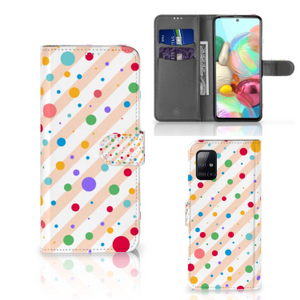 Samsung Galaxy A71 Telefoon Hoesje Dots