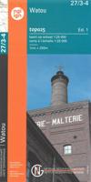 Wandelkaart - Topografische kaart 27/3-4 Topo25 Watou | NGI - Nationaal Geografisch Instituut