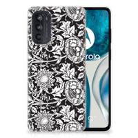 Motorola Moto G52/G82 | TPU Case | Black Flowers