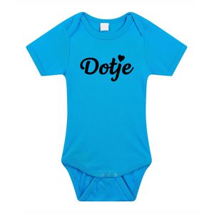 Dotje cadeau baby rompertje blauw jongens