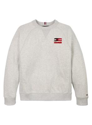 Hilfiger Flag Relaxe Snow White Heather