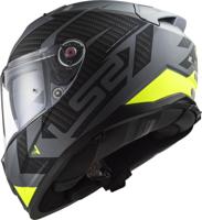 LS2 integraalhelm "ff811 vector ii splitter" helmet ff811 vect. ii spl. xxl tit./yellow