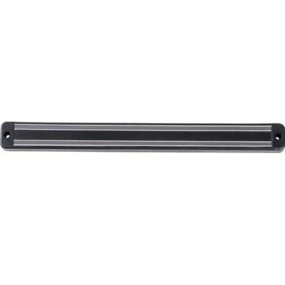 Magnetische messenhouder strip - 1x - zwart - voor aan muur - 33 cm