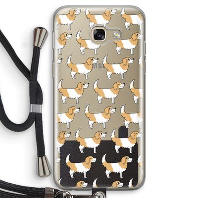 Doggy: Samsung Galaxy A5 (2017) Transparant Hoesje met koord