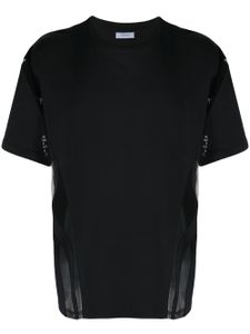 Mugler t-shirt Illusion en coton - Noir