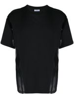 Mugler t-shirt Illusion en coton - Noir