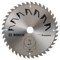 Bosch Accessoires Cirkelzaagblad Precision 254X2X30 T40 (1) - 2609256B59