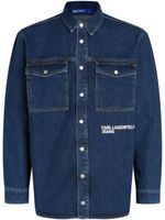 Karl Lagerfeld Jeans surchemise Utility - Bleu - thumbnail