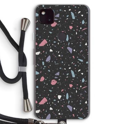 Terrazzo N°16: Pixel 4a 5G Transparant Hoesje met koord