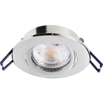 Deko Light Samsola, rund, glänzend, Silber 110041 Plafondspot Zilver (glanzend)