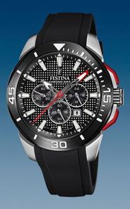 Horlogeband Festina F20642/4 Rubber Zwart