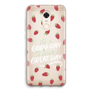Don't forget to have a great day: Xiaomi Redmi 5 Transparant Hoesje