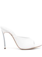 Casadei mules Blade Minorca 110 mm en cuir - Blanc