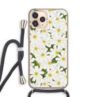 Summer Daisies: iPhone 11 Pro Transparant Hoesje met koord Summer Daisies: iPhone 11 Pro Transparant Hoesje met koord
