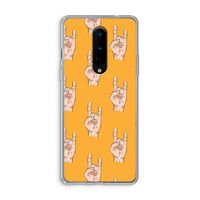 Rock: OnePlus 8 Transparant Hoesje