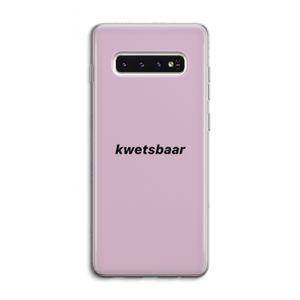 kwetsbaar: Samsung Galaxy S10 4G Transparant Hoesje