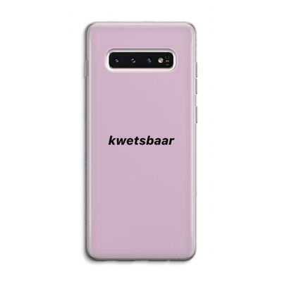 kwetsbaar: Samsung Galaxy S10 4G Transparant Hoesje
