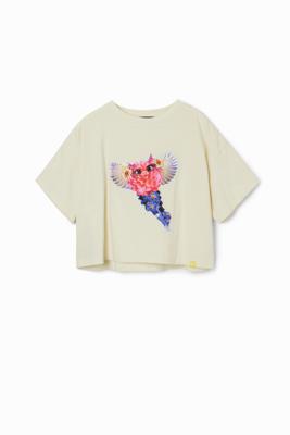 T-shirt fantasiepatch - WHITE - 11/12
