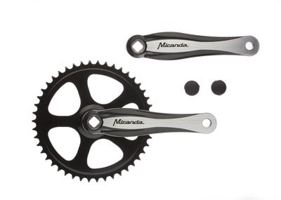 Miranda  beta 1+ crankstel 46t 3/32“, zwart