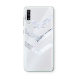 Marmeren pijlen: Samsung Galaxy A70 Transparant Hoesje