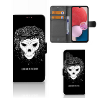 Telefoonhoesje met Naam Samsung Galaxy A13 (4G) Skull Hair