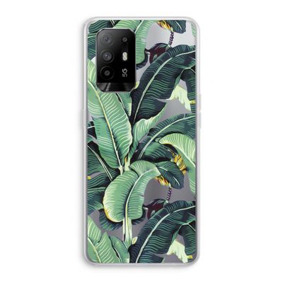 Bananenbladeren: Oppo A94 5G Transparant Hoesje