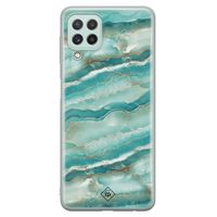 Samsung Galaxy A22 4G siliconen hoesje - Mamer azuurblauw