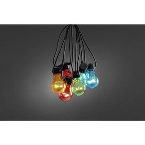 Konstsmide 2378-500 Party-lichtketting Buiten werkt op het lichtnet Aantal lampen 90 LED Warmwit Verlichte lengte: 4.5 m