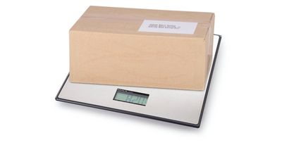Maul MAULglobal Pakketweegschaal Weegbereik (max.) 25 kg Resolutie 20 g Zilver