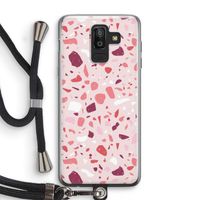 Terrazzo N°15: Samsung Galaxy J8 (2018) Transparant Hoesje met koord