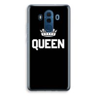 Queen zwart: Huawei Mate 10 Pro Transparant Hoesje