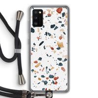 Terrazzo N°4: Samsung Galaxy A41 Transparant Hoesje met koord