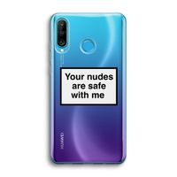 Safe with me: Huawei P30 Lite Transparant Hoesje