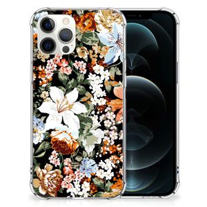 Case voor iPhone 12 Pro Max Dark Flowers