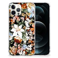 Case voor iPhone 12 Pro Max Dark Flowers - thumbnail