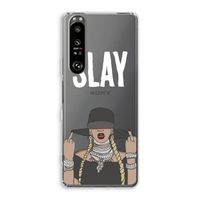 Slay All Day: Sony Xperia 1 III Transparant Hoesje Slay All Day: Sony Xperia 1 III Transparant Hoesje