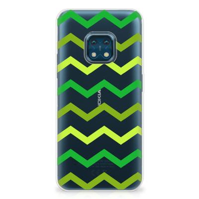 Nokia XR20 | TPU bumper | Zigzag Groen