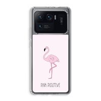 Pink positive: Xiaomi Mi 11 Ultra Transparant Hoesje