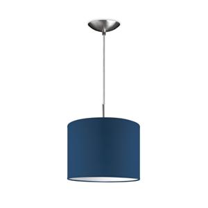 hanglamp tube deluxe bling Ø 25 cm - blauw